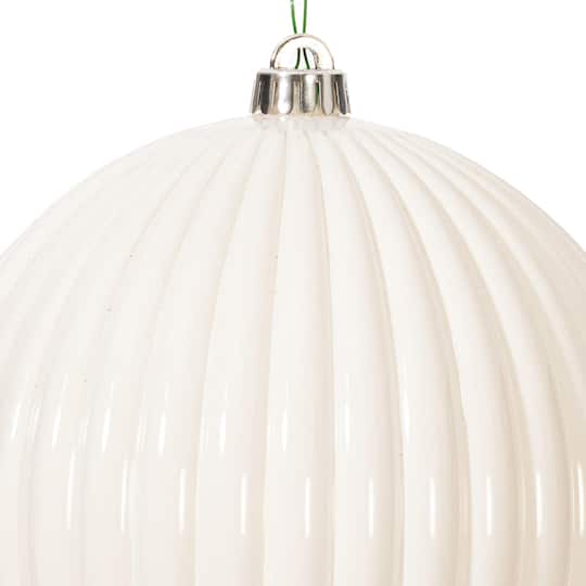 Vickerman 8" Shiny Lined Ball Ornament